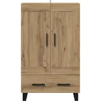 vidaXL Highboard Artisan-Eiche 69,5 x 31 x 115 cm Holzwerkstoff