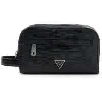 GUESS MILANO SMALL NECESSA Herren Tasche Schwarz : Größe - UNICA Größe: UNICA