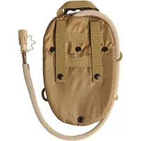 Mil-Tec Hydratation Pack, Oval 1,5l, Coyote