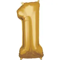 Amscan Folienballon Zahl 1