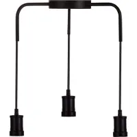 Luxula LED Pendelleuchte schwarz