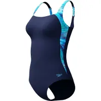 Speedo - Women's Shaping LunaLustre Printed 1 Piece - Badeanzug Gr 40 blau