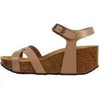 Plakton So Final Keilabsatz-Sandalen aus Leder