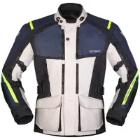 Modeka Varus Jacke Hellgrau Blau Größe XL