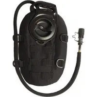 Mil-Tec Hydratation Pack, Oval 1,5l, schwarz