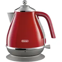 De'Longhi De’Longhi KBOC2001.R, 1,7 l, 2000 W, Rot, Edelstahl, Wasserstandsanzeige, Filterung