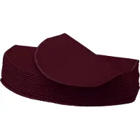 Mendler 15er-Set Stufenmatte HWC-G49, Treppenteppich Treppenschutz Treppenmattenset, 65x25cm halbrund, bordeaux