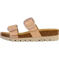 Plakton Combarro-Pantoletten mit Keilabsatz aus Leder