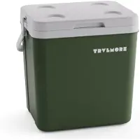 TRVLMORE Cool Box 26L - Kühlbox - Inklusive 2 Kühlelemente - Grün
