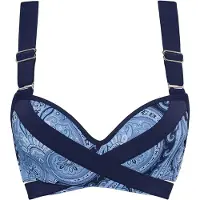 Marlies Dekkers Badmode Push Up Bikini BH Cache Coeur | Grösse: 70C | Farbe: Blau/Print
