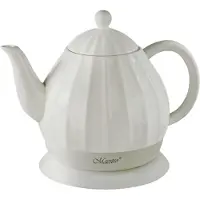 Maestro KETTLE - Wasserkocher (Keramik, 1,2 L, 1200 W), Farbe white