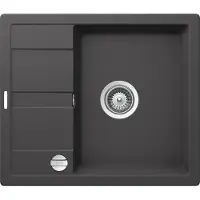Victory Granitspüle S580.40 - Grau, ab 45er Unterschrank, 580 x 500 mm