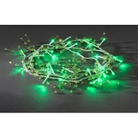 Konstsmide LED-Lichterkette - Pearl Line Indoor - 2,00m - 32x Grün - Transparent