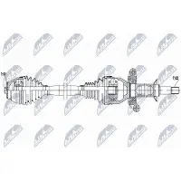 NTY NPW-BM-183 Antriebswelle Vorne Links für BMW i8 (I12) i8 Roadster (I15)