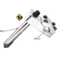 V BIKE Lenkerklemme Ø 21,1 mm Lenkervorbau Steuerohr für BMX Fahrräder