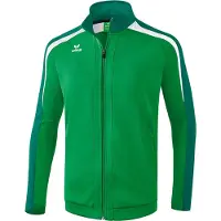 Erima Liga 2.0 Trainingsjacke Kinder - Smaragd / Evergreen / Weiß | Größe: 128