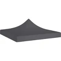 Prolenta Maison Exclusive - Partyzelt-Dach 2x2 m Anthrazit 270 g/m²