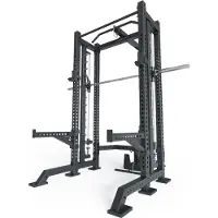 ATLETICA R8 Spectre Short | Power Rack | Smith Machine | inklusive Latzug - Weight Stack (Steckgewichte) | Multipresse | 226cm Höhe