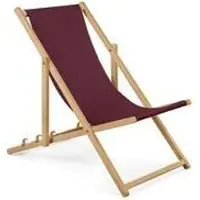 Sonstiges Liegestuhl bordeaux 2er Set klappbar aus Holz-mit Absicherungssystem Klappstuhl Sonnenstuhl Strandstuhl Holzklappstuhl Gartenliegen Sonnenliege