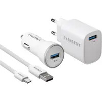 SBS Reise-Ladeset 3 in 1 USB-C