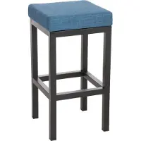 CLP Barhocker Taylor B85 Stoff blau