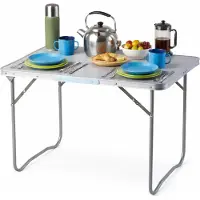 Mojawo Campingtisch Klapptisch Outdoortisch klappbar Griff Alu 80x60x68cm