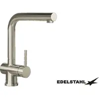 Gastlando Spültischarmatur Einhebelmischer kpl. aus Edelstahl Ausladung 210 mm Höhe 280 mm