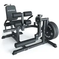 S3 ATLETICA Fullbody Multitrainer | Beinstrecker | Multifunktion für Beinstrecker, Bauch- und Rückenübungen | Plate Loaded | Enorme Traglast bis 350kg