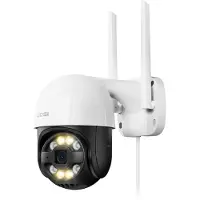 ZOSI 2,5K WLAN Pan Tilt Überwachungskamera mit Plug-in Strom, WiFi Kamera Outdoor 355°/140° Schwenkbar, Automatisch Verfolgung, 2-Wege-Audio, C289