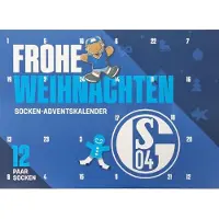 Schalke 04 FC S04 Adventskalender Socken Gr. 36-41