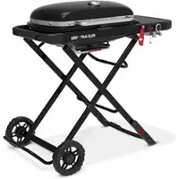 Weber Traveler Gasgrill inkl. klappbares Untergestell und Seitenablage 1501746