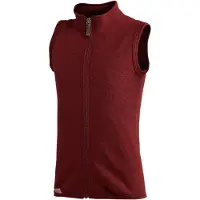 Woolpower Weste Vest 400 Kinder Rust Red-Größe 110 / 116