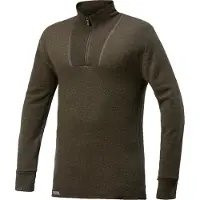 Woolpower Skipullover Zip Turtleneck 200 Pine Green Unisex-XXS