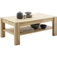 Freiraum Couchtisch >SILIAS< in Wildeiche teilmassiv - 115x65x46 (BxHxT)