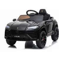 BOGI Lamborghini Urus Sportwagen Kinder Elektroauto Elektrofahrzeug Kinderfahrzeug Kinder Auto 12V 2x Motoren in Schwarz