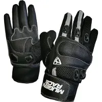 MUGENRACE Halfy Schwarze Handschuhe Größe XL