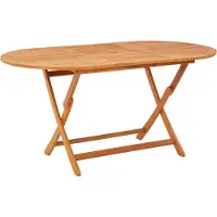 vidaXL 2024 Moderne Gartentische Klappbarer Gartentisch 160x85x75 cm Massivholz Eukalyptus 740526