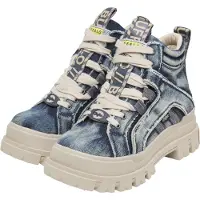 Buffalo Stiefel "ASPHA NC MID - VEGAN DENIM"