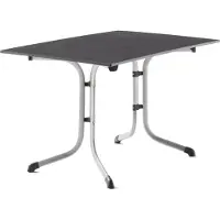 Sieger Klapptisch >Boulevard< in Schiefer anthrazit, vivodur  - 120x73x80cm (BxHxT)