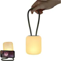 Traumheim Campinglampe,flexible Outdoorlampe zum Aufhängen,Hinstellen und Montieren,dimmbare Campingleuchte,wiederaufladbar,Campinglicht,Outdoor Tischlampe,Grün