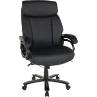 Duo Collection Chefsessel >Ennio< bis 180kg, Taschenfederkern, schwarz - 72x116x72cm (BxHxT)