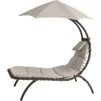 VIVERE Sonnenliege Liegestuhl Outdoor Liege Gartenliege Relaxliege Original Dream Lounger Farbe: Cast Silver