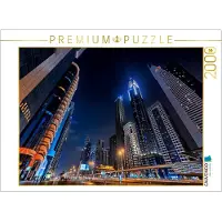 CALVENDO Puzzle Sheikh Zayed Road | 2000 Teile Lege-Größe 90x67cm Foto-Puzzle für glückliche Stunden