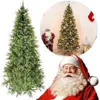 RGL PE01 Kunstlicher PREMIUM Weihnachtsbaum Full PE Naturgetreu, alle DICHTE und SILIKON Zweige, mit Metallständer Größe 150cm