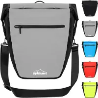 Famanu Fahrradtasche 21 Liter - Wasserfest und reflektierend in Gelb