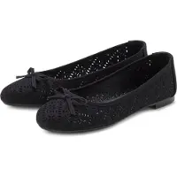 LASCANA Ballerina "Slip-On-Sneaker, Freizeitschuh, Slipper, Halbschuh," mit kleinen Cut-Outs VEGAN