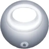 HomeShopXL Nachtlicht Steckdose Stecker Lampe - Weiß - Automatisch mit Tag/Nacht Sensor - Für Kinder/Erwachsene