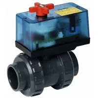 Praher 2-Wege-Kugelhahn Ø 50mm mit elektrischem Stellmotor S6 EO510 eco