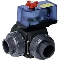 Praher 3-Wege-Kugelhahn Ø 50mm mit elektrischem Stellmotor S4 EO510 ECO