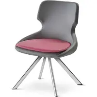 AEA Bürostuhl Modern Schwarz Bordeaux Arbeitszimmer Flur Diele Foyer Büro